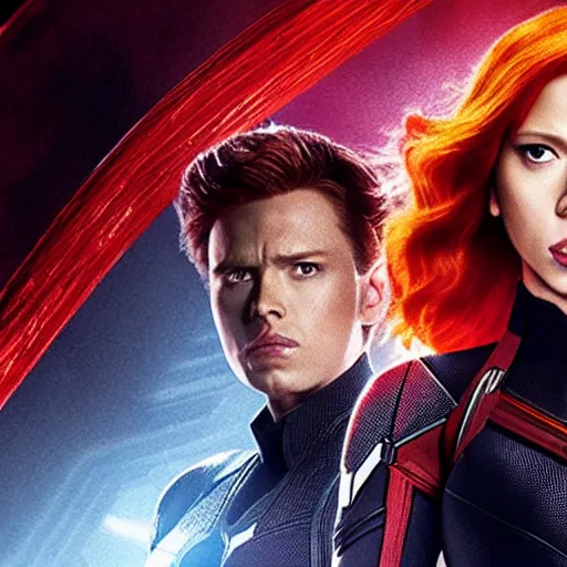 Image similar to black widow marvel movie