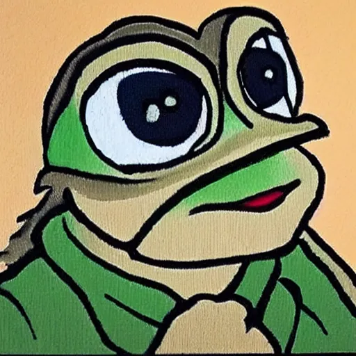Prompt: pepe, detailed, emotional