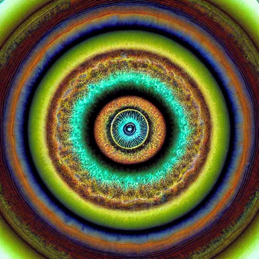 Image similar to fractals in an eyeball