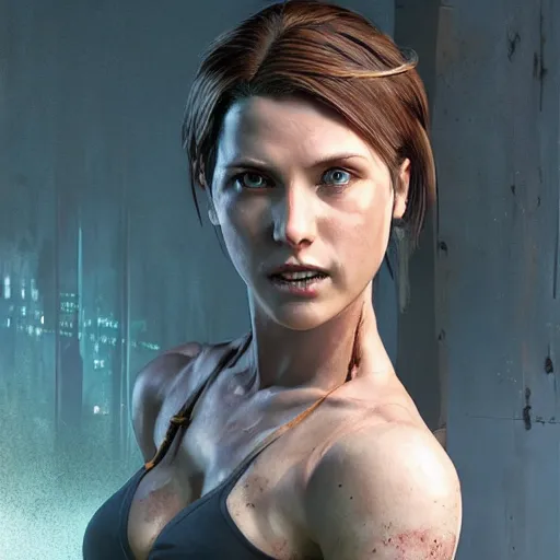 Jill Valentine from Resident Evil 3 Remake, highly, Stable Diffusion