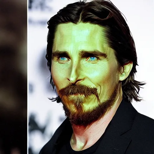 Image similar to christian bale as cthulu