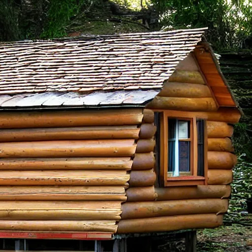 Image similar to wooden house