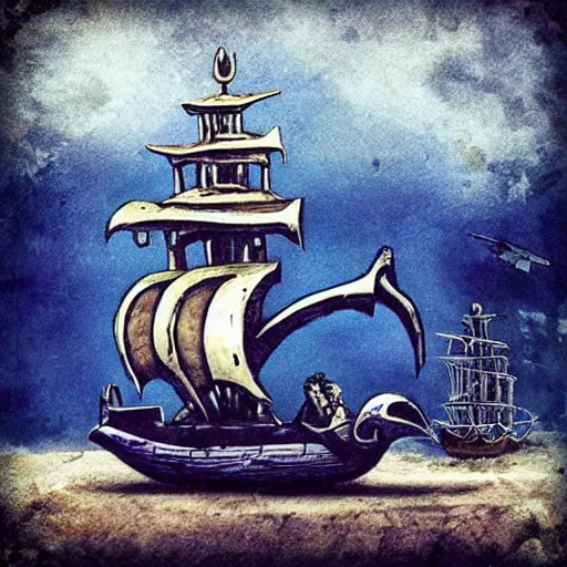 Image similar to pirate ship