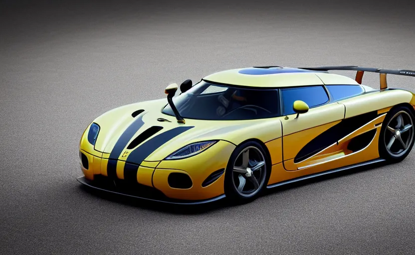 Prompt: a Koenigsegg if it was designed in 1986, photography, 8k, show room,