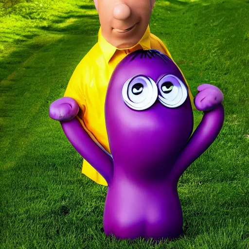 Image similar to Mr. Planters Peanut man as an eggplant