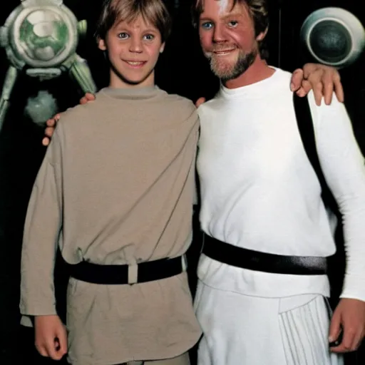 Prompt: luke skywalker's bar mitzvah