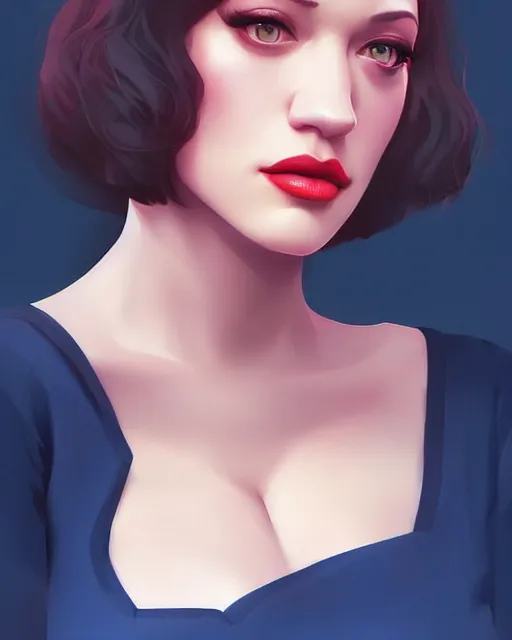 Image similar to kat dennings christina hendricks jennifer tilly, by wlop and ilya kuvshinov and artgerm, gorgeous, stunning, alluring, artstation, deviantart, digital art