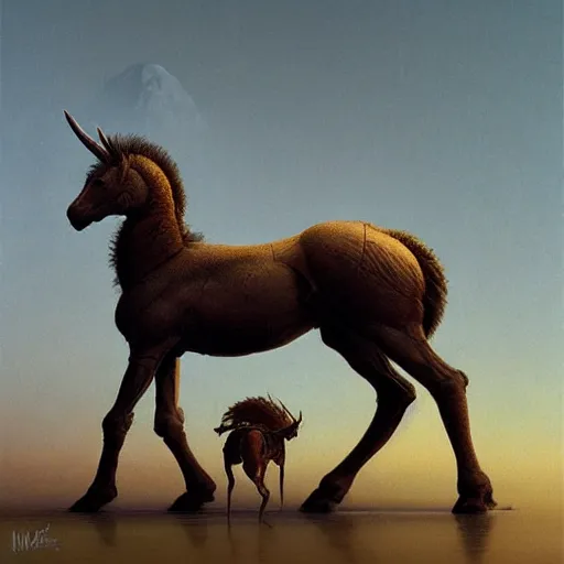 Image similar to A painting of a centaur like ant queen standing on her hind legs formian pathfinder, digital art, Wayne Barlowe Pierre Pellegrini Greg Rutkowski