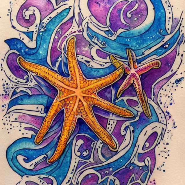 Zerflin  Starfish Tattoo  Zerflin This tattoo was created for Melissa  Jack she wanted a singlecolour piece that was inspired by Maori tribal  designs httpsbuffly3adTFJp Tattoo  Facebook
