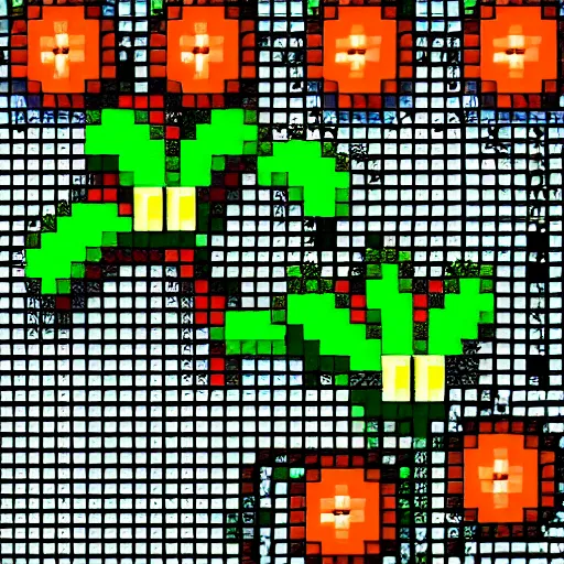 Prompt: flower, cute 8bit pixel-art style, 64x64px, 256 colors, style of 80s-video-game, Castlevania Nintendo Atari Metroid
