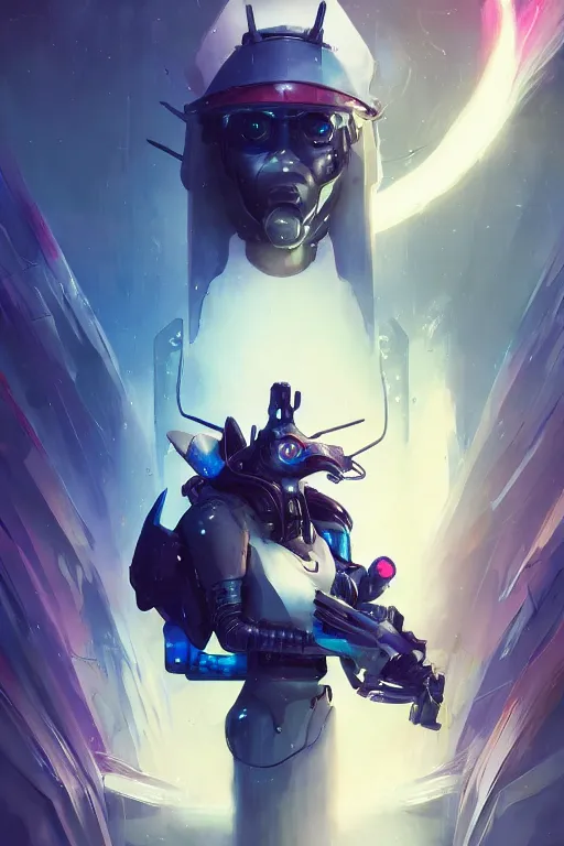 Image similar to portrait of a cybernetic llama samurai, cyberpunk concept art by pete mohrbacher and artgerm and wlop and greg rutkowski and deathburger, digital art, highly detailed, intricate, sci-fi, sharp focus, Trending on Artstation HQ, deviantart, unreal engine 5, 4K UHD image, daily deviation