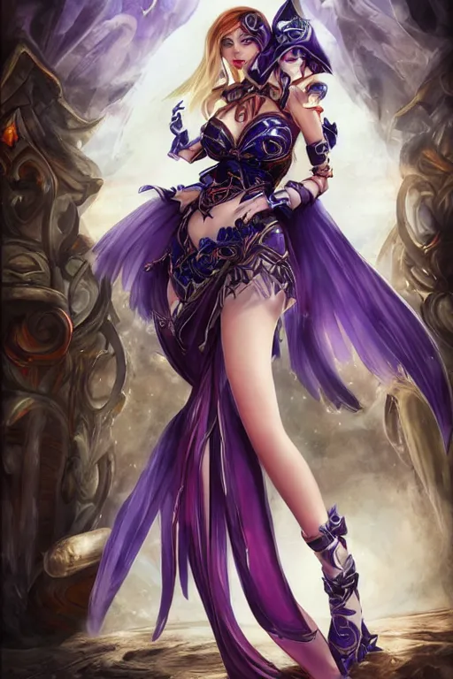 Image similar to seraphine from league of legends, highly detailed, gorgeous