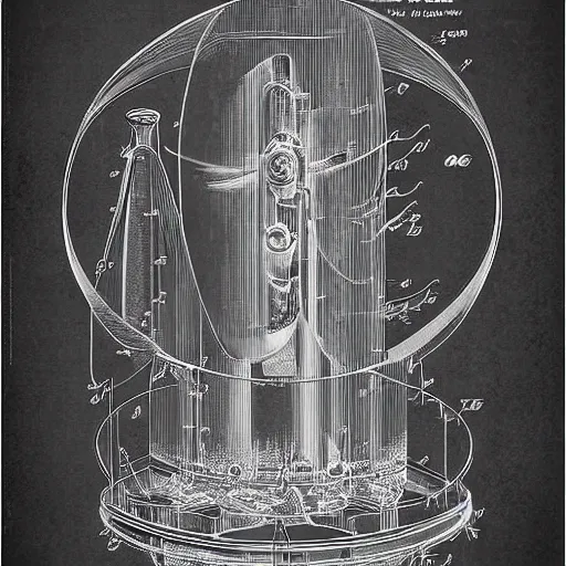 Image similar to by liam wong, by milo manara, by samuel melton fisher swirling patent drawing. a beautiful digital art. there are so many kinds of time. the time by which we measure our lives. months & years. or the big time, the time that raises mountains & makes stars.