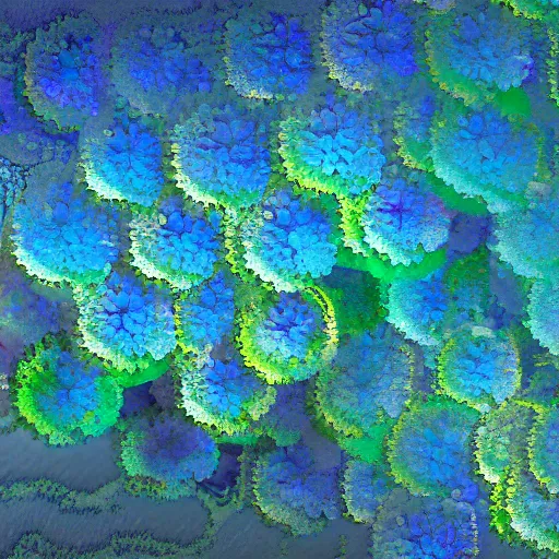 Image similar to seascape hydrangefractal artgallery glitch digitalart