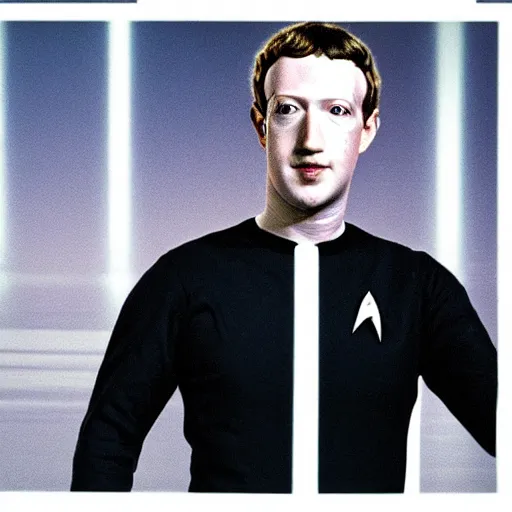 Prompt: mark zuckerberg as a character in star trek