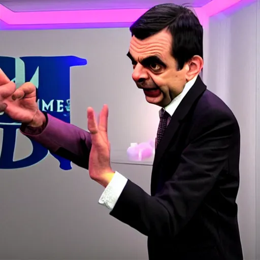 Image similar to mr bean dabbing twitch stream