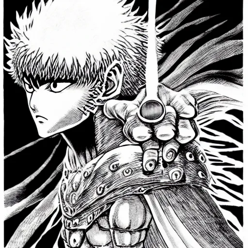 berserk manga panel, masterpiece, ultra realistic