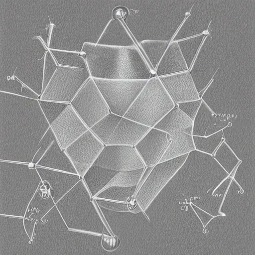 Image similar to Perampanel molecule, high-quality 2D scientific drawing, Perampanel, pencil on paper