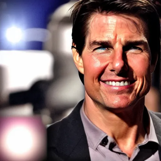 Prompt: tom cruise having a great time in ru pauls drag race