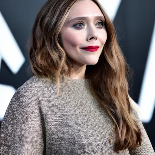 Image similar to portrait of elizabeth olsen walking on the red carpet, trending on artisan, 4 k quality