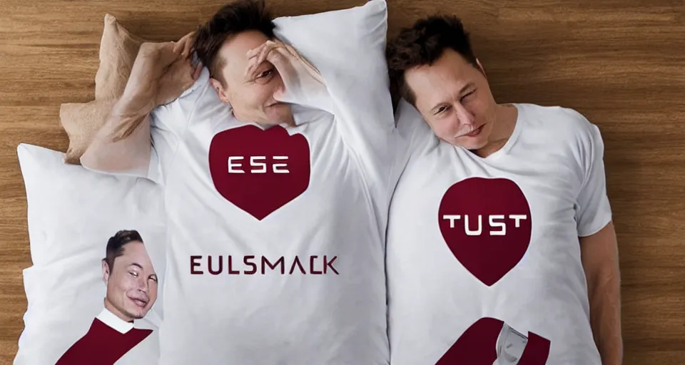 Image similar to elon musk dakimakura advertisement, best selling on etsy