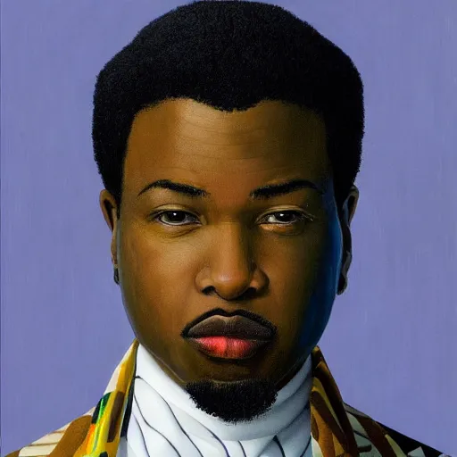 Prompt: a painting of a elegant, well fed, smooth-chinned, long nose, African, elder with few eyebrows by Kehinde Wiley . thinker without facial hair, thoughtful, focused, visionary, calm, jovial, loving, fatherly, generous, . dramatic angle, ethereal lights, details, smooth, sharp focus, illustration, realistic, cinematic, artstation, award winning, rgb , unreal engine, octane render, cinematic light, macro, depth of field, blur, red light and clouds from the back, highly detailed epic cinematic concept art CG render made in Maya, Blender and Photoshop, octane render, excellent composition, dynamic dramatic cinematic lighting, aesthetic, very inspirational, arthouse.