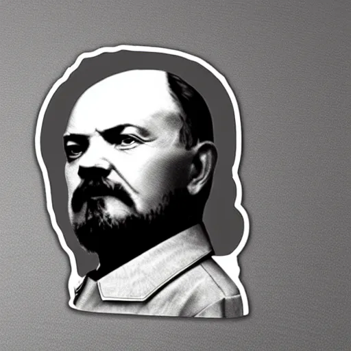 Image similar to sticker vladimir lenin