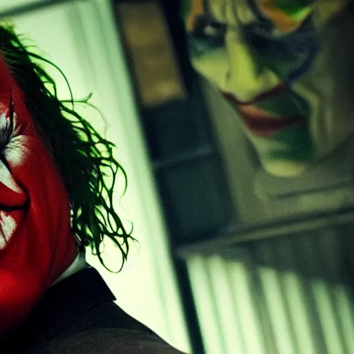 Prompt: the joker movie scene boris johnson as the joker, super villain, dc comics, marvel, photorealistic, villain, 8 k