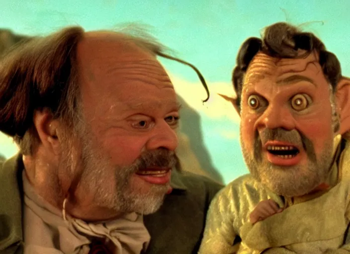 Prompt: an animation still by terry gilliam, technicolor 4 k