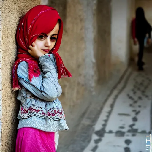 Prompt: iranian girl, award winning photography