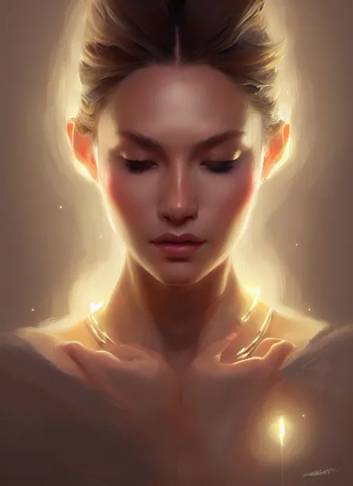 Prompt: portrait of, intricate, elegant, glowing lights, highly detailed, digital painting, artstation, glamor pose, concept art, smooth, sharp focus, illustration, art by artgerm and greg rutkowski, artey freytag