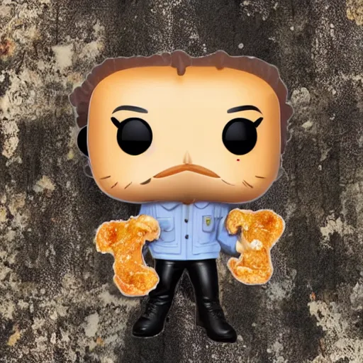 Prompt: A funko pop of a bag of pork rinds