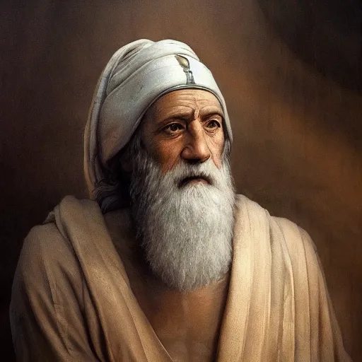 Prompt: breathtaking soft painting of moses with the stone inscription of the ten commandments, moses on the hill, symmetrical faces, detailed faces, art concept, artstation, realistic symmetrical face features, rembrandt style, elegant, highly detailed, artstation, concept art, matte, sharp focus, art by tom bagshaw, and greg rutkowski