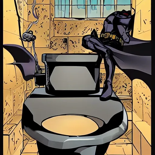 Image similar to batman's toilet