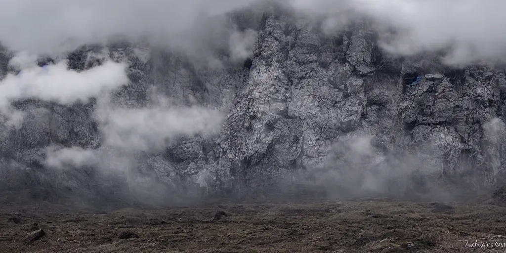 Image similar to a multivers portal in the middle of clouds