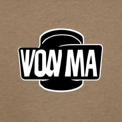 Image similar to a logo that says “vodka man”