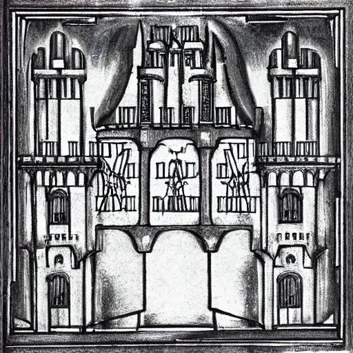 Image similar to eternal medieval castle by bauhaus