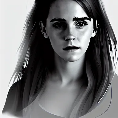 Image similar to portrait of emma watson, digital art, artstation cgsociety masterpiece