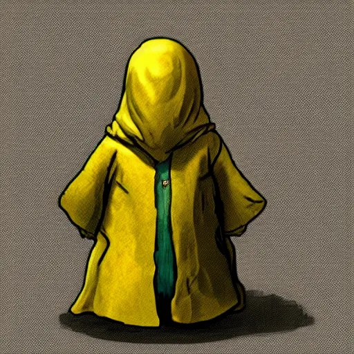 Image similar to little nightmares anesthetic character design