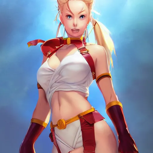 Vega from Street Fighter 2 by pixiv, by Ilya, Stable Diffusion