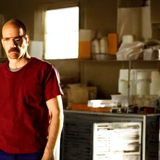 Prompt: among us crewmate in breaking bad