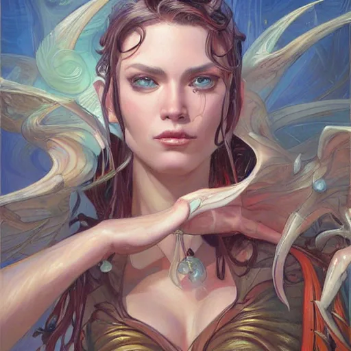 Image similar to a painting in the style of ross tran, and in the style of donato giancola, and in the style of stephen bauman. smooth, sharp focus, semi - realism.