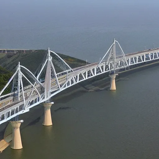 Image similar to Crimean bridge