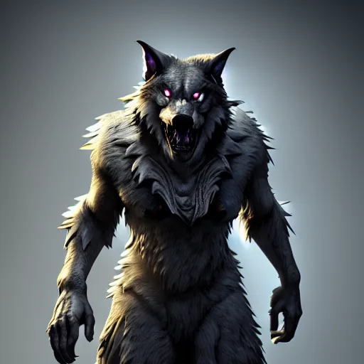 Image similar to werewolf from van helsing unreal engine hyperreallistic render 8k character concept art masterpiece