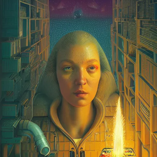 Image similar to great artist steal internal warfare with tactics unheard of in society my Mike Winkelmann Casey Weldon Ron Walotsky, beautiful aesthetic, trending on behance, digital illustration, custom brush, good art, perception of value