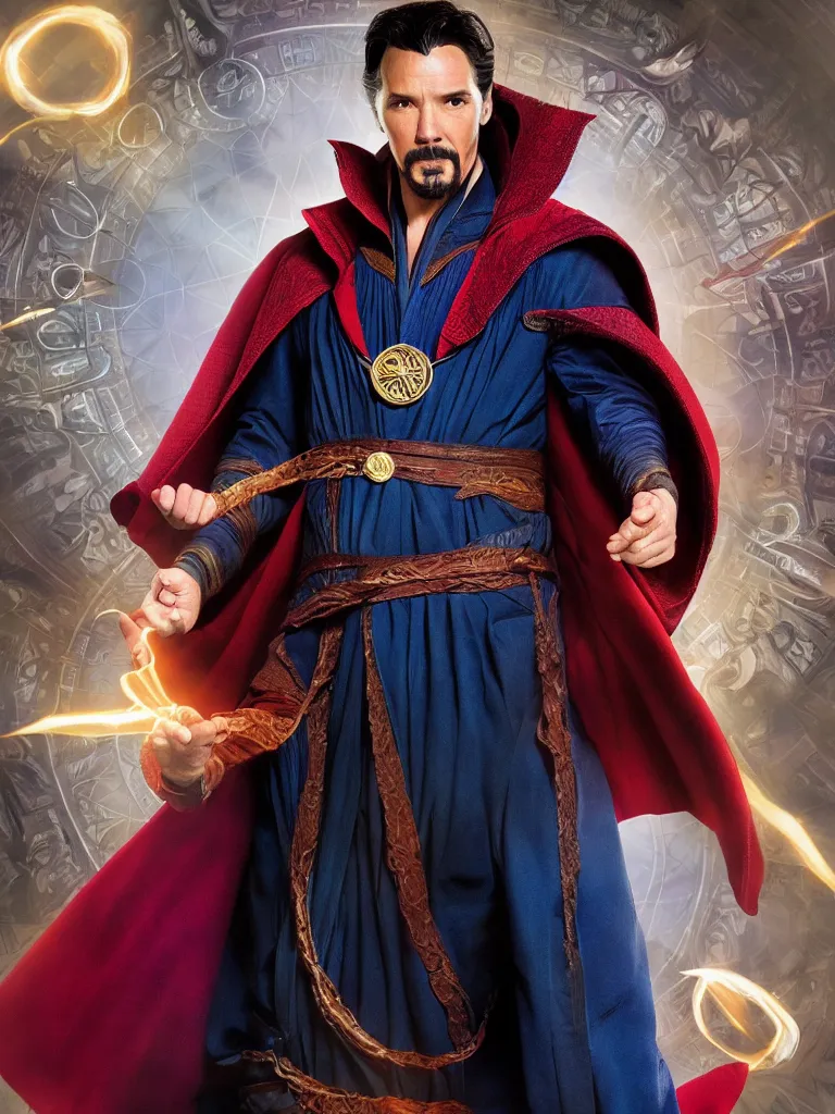 Image similar to Rene Requiestas as Doctor Strange