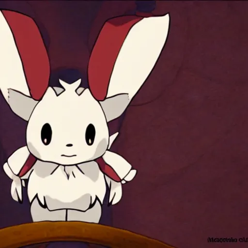 Prompt: A Moogle in The Legend of Korra, cel shading, npr