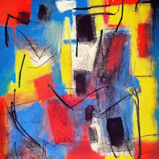 Image similar to abstract expressionist minimalist painting, interesting relationship within the composition, gestural, sketchbook style, paint on canvas, power washed texture, masterpiece, by secundino hernandez