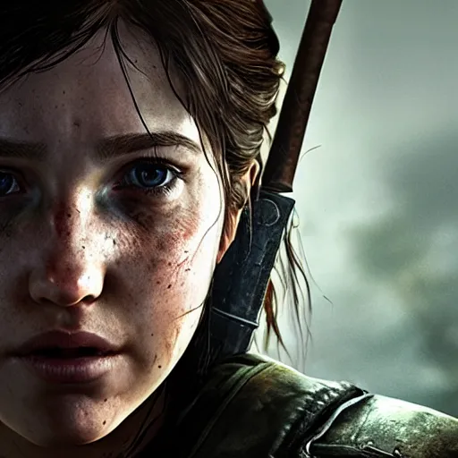 Pictures The Last of Us 2 Ellie Face female 3D Graphics 1080x1920