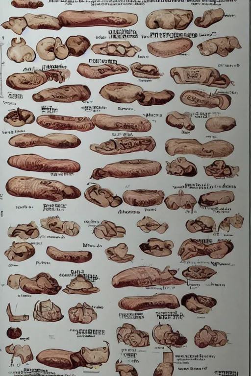 Prompt: “Pork chart but of a human”